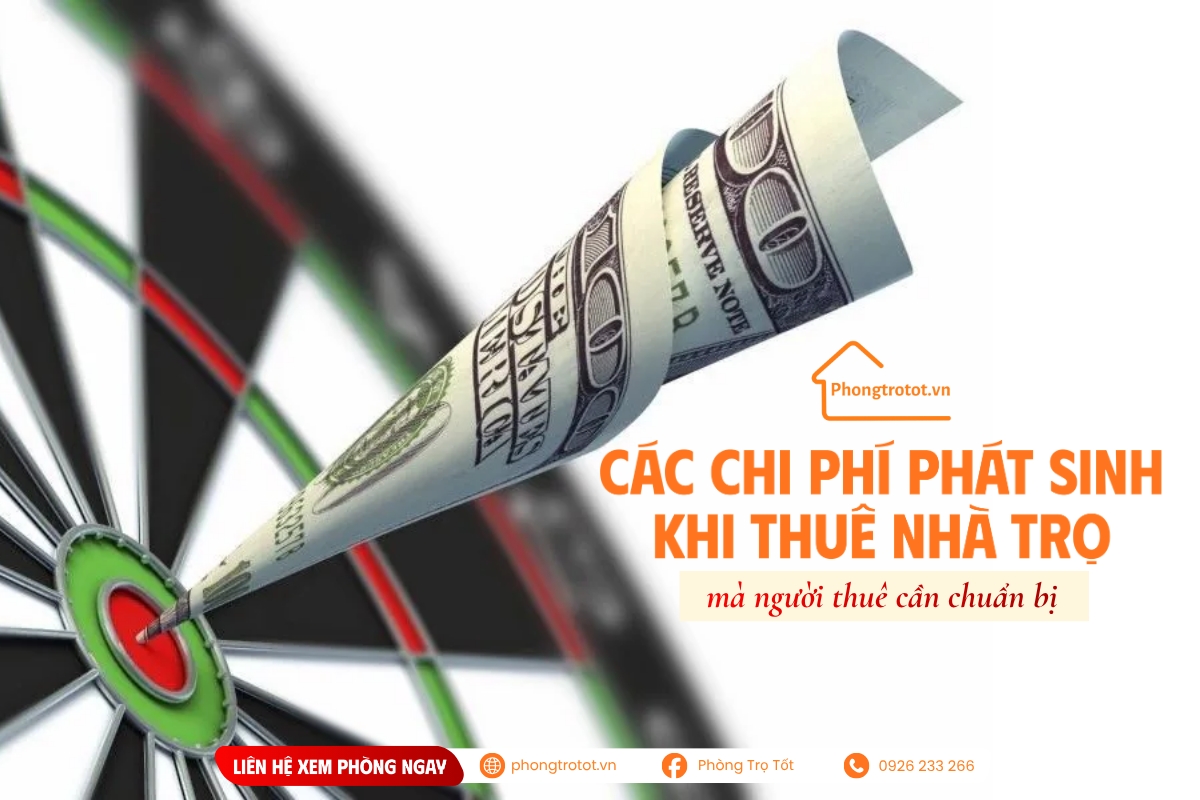 Các chi phí phát sinh khi thuê trọ mà người thuê cần chuẩn bị