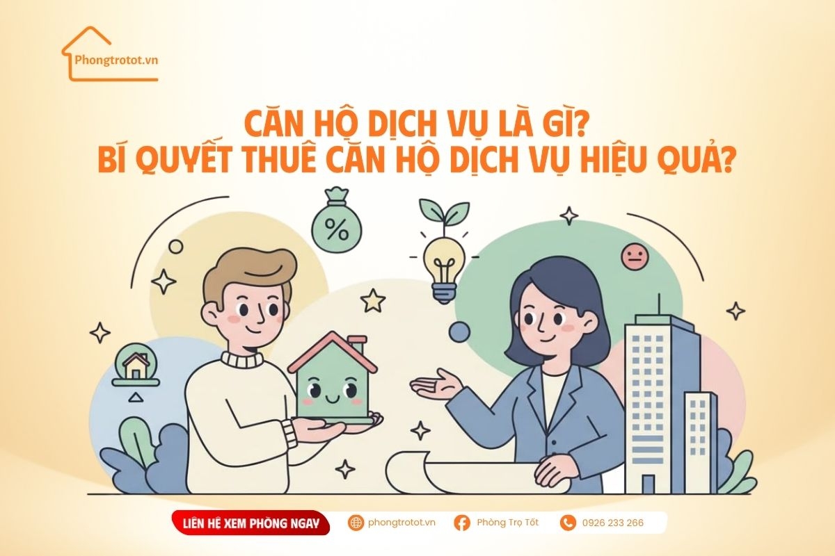 Căn hộ dịch vụ là gì? Bí quyết thuê căn hộ dịch vụ hiệu quả?