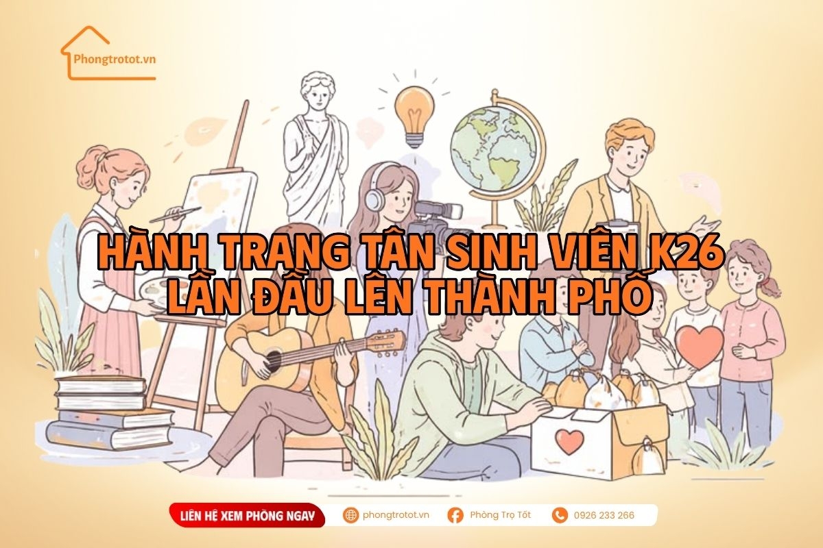 Tân sinh viên lần đầu lên thành phố cần chuẩn bị những gì